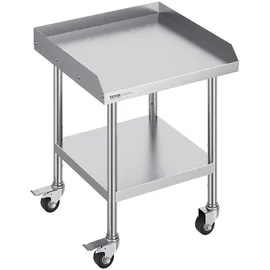 Vevor Arbeitstisch Edelstahl 610 x 610 x 762 mm Silber
