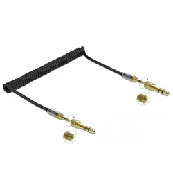 Delock Audio-Kabelkit - Schwarz - gewickelt