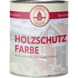 Bamberger Farbwerke Holzschutzfarbe Möbelfarbe Wetterschutzfarbe Holzfarbe für Außen (750ml, Hellbraun)