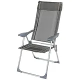 Buri Klappsessel 59 x 57 x 110 cm schwarz/grau