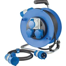 as - Schwabe As Schwabe, 19703 Kabeltrommel 25m Schwarz CEE-Stecker 16A 3polig