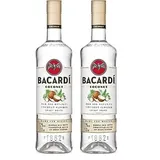 BACARDÍ Coconut, weißer Rum mit der Essenz echter Kokosnüsse, frischer Kokosgeschmack mit Röstaromen und buttrigen Noten, 32% Vol., 70 cl / 700 ml (Packung mit 2)