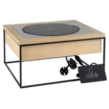 APS Induktionsstation, 4-tlg. Set Kochplatte: Schwarz