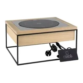 APS Induktionsstation, 4-tlg. Set Kochplatte: Schwarz