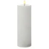 441 LED Kerze LINA 20 cm 7 cm weiß