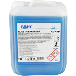 Plock GmbH Funny Industrie-/Maschinenreiniger, mit Alu und Metallschutz - 10 L Kanister