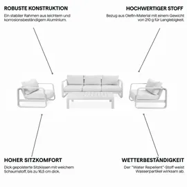 beautysofa SELENE Loungeset beige