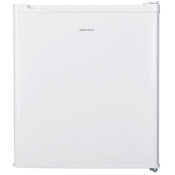 Medion® Kühlschrank MD37402, 51 cm hoch, 44 cm breit, Mini 41L 39dB höhenverstellbare Füße Gefrierfach F in weiß weiß
