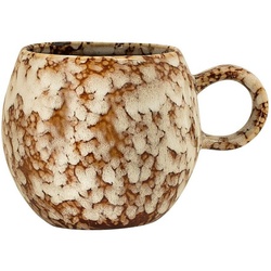 Bloomingville Tasse Paula, braun/natur 275ml Keramik Kaffeetasse Teetasse dänisches Design braun