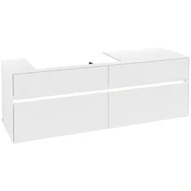 Villeroy & Boch Waschbeckenunterschrank 4 Auszüge 160 x 54,8 x 50 cm Weiß Matt