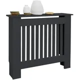 ML-Design Heizkörperverkleidung Landhausstil 78x19x82 cm Anthrazit MDF lackiert