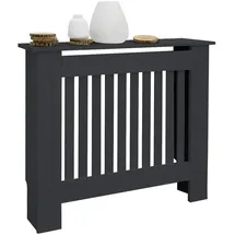 ML-Design Heizkörperverkleidung Landhausstil 78x19x82 cm Anthrazit MDF lackiert