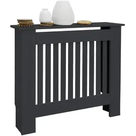 ML-Design Heizkörperverkleidung Landhausstil 78x19x82 cm Anthrazit MDF lackiert
