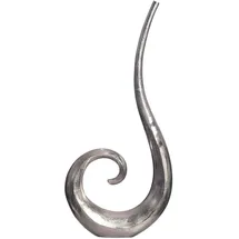 FineBuy FineBuy, Vase 100 cm Aluminium Blumenvase Spirale Bodenvase Wohndeko Gross Dekovase Modern (1x)
