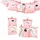 Frau Wundervoll DIY Adventskalender Bescherung rosa Stern 13x16,5cm