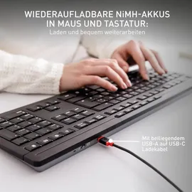 Cherry Stream Desktop Recharge US schwarz