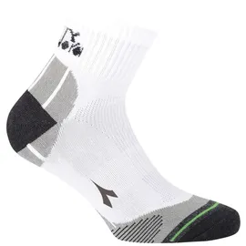 Diadora Quarter Sportsocken 12er Pack Schwarz/Weiß 35-38