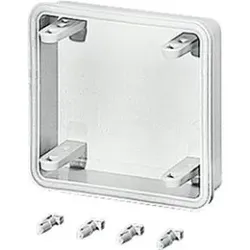 Hensel 20001174 Anbauflansch, ohne Vorpressungen, Nutzfläche 65x88 mm Mi FP 15