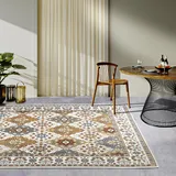 Villeroy & Boch Domenique In- & Outdoor Teppich Orientalisch - Orient Flachgewebe, Orientalisches Design Klassisch, ÖKO-TEX Wetterfest & UV-beständig, Balkon, Terrasse, Garten – Creme Bunt, 160x235cm