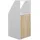 Gami Kleiderschrank UNDER 48 x 110 x 50 cm Braun/Weiß