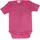 cosilana Baby Kurzarm-Body aus Bio Wolle / Seide Uni Pep-Pink 98/104