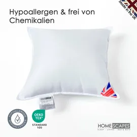 Homescapes Füllkissen 55 x 55 cm Weiß