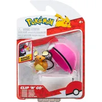 Jazwares Pokémon Clip'n'Go Poké Balls Dedenne & Sympaball