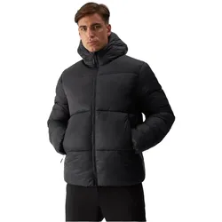 4F Winter-Daunenjacke M480 Down Jacket (Kapuze, wärmend dank Daunenfüllung) schwarz Herren