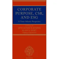Oxford University Press Corporate Purpose, Csr, and Esg