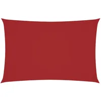 VidaXL Sonnensegel Oxford-Gewebe Rechteckig 2x4 m Rot
