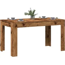 vidaXL Esstisch 140 x 76 x 74,5 cm braun