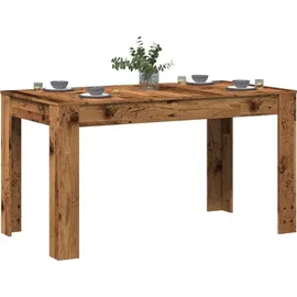 vidaXL Esstisch 140 x 76 x 74,5 cm braun