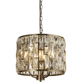 Searchlight Bijou 3-flg. Ø 38 cm antikmessing