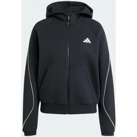 adidas STADIUM SMALL LOGO KAPUZENJACKE - Black