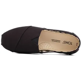 TOMS Alpargata Herren Slipper, Schwarz Weiß, 44.5 EU