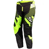 Scott Pant 450 Patchwork Herren Moto-Cross Hose Motorsport-Kleidung mit vergrößertem Kniebereich 263436 1040 Schwarz/Neongelb - 30