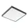 Gtv 24W LED Deckenleuchte 30x30 cm eckig Aluminium schwarz