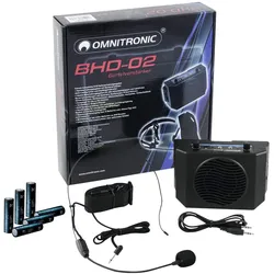 Omnitronic BHD-02 Tour Guide Headset System Set
