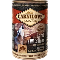 CARNILOVE Canned Lamb & Wild Boar for Adult 400g
