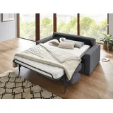 Atlantic Home Collection Schlafsofa »Rolando«, für Dauerschläfer geeignet inklusive hochwertiger Matratze, grau