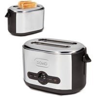 Domo Edelstahl Toaster DOMO DO428T in Retro Optik -