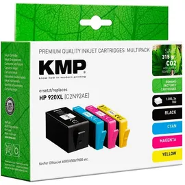 KMP 920XL schwarz + CMY (C2N92AE)