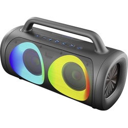 Ryght TOOGO-XL Bluetooth RGB Lautsprecher (7 h, 10 m, Akkubetrieb), Bluetooth Lautsprecher, Schwarz