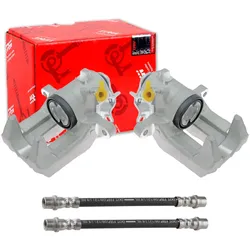 2x Trw Bremssattel Hinterachse+4x Bremsschlauch Passend Für Audi A4 B5 Avant: Bremsschlauch Audi: 4e0611775f Audi: 4e0611775l Audi: 8d0611775e Sasic: