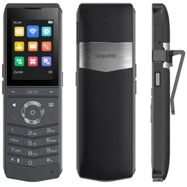 GEQUDIO GW-20 WLAN IP Telefon mit Ladeschale, SIP kompatibel