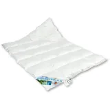 VitaSchlaf Gänsedaunenbettdecke Vitaschlaf® MASUREN BAUERNFLAUM Bettdecken Sommer Winter Ganzjahr, Füllung: 100% Gänsedaunen, Bezug: 100% Baumwolle feinster Maco Batist, Bettdecke 135x200 cm, 155x220 cm und weitere Größen, Made in Germany weiß 135 cm x