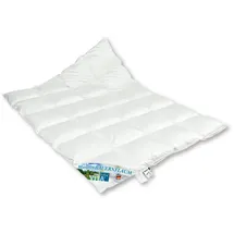 VitaSchlaf Gänsedaunenbettdecke Vitaschlaf® MASUREN BAUERNFLAUM Bettdecken Sommer Winter Ganzjahr, Füllung: 100% Gänsedaunen, Bezug: 100% Baumwolle feinster Maco Batist, Bettdecke 135x200 cm, 155x220 cm und weitere Größen, Made in Germany weiß 135 cm x