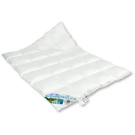 VitaSchlaf Gänsedaunenbettdecke Vitaschlaf® MASUREN BAUERNFLAUM Bettdecken Sommer Winter Ganzjahr, Füllung: 100% Gänsedaunen, Bezug: 100% Baumwolle feinster Maco Batist, Bettdecke 135x200 cm, 155x220 cm und weitere Größen, Made in Germany weiß 135 cm x