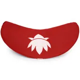 yogabox Yogakissen Halbmond Basic Lotus Stick weiß - rot 40 x 17 12,0 cm 1 St