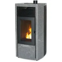 MCZ STAR AIR Maestro 8 kW Stahl/Abdeckplatte Serpentin